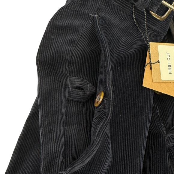 Boyant trousers men's L First Cut straight buckle pleated cuffed corduroy pants - Picture 7 of 11